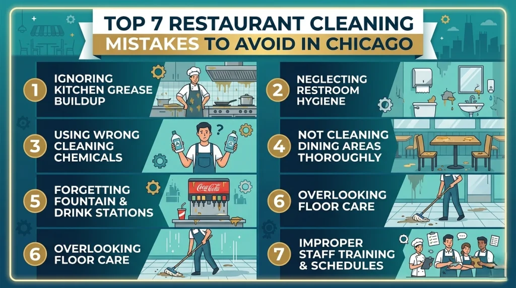 Top 7 Restaurant Cleaning Mistakes to Avoid in Chicago